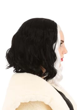 Trendy Cruella De Vil Wig For Women From Disney's 101 Dalmatians -Halloween Costume Shop 101 dalmatians trendy cruella wig alt 2