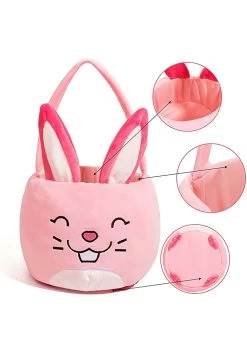 3 Pack Chicken, Bunny, And Sheep Egg Basket Set -Halloween Costume Shop 3 pack chicken bunny and sheep basket set alt 3