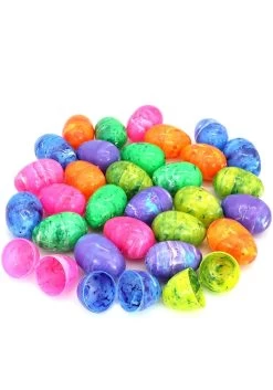 3.15" Iridescent 30 Piece Egg Shells