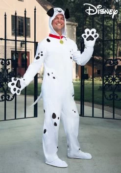 Disney 101 Dalmatians Pongo Costume Onesie For Adults