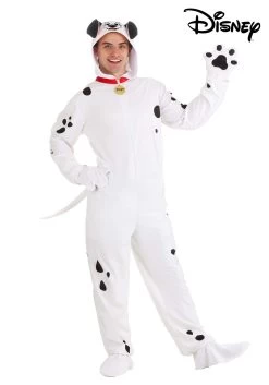 Disney 101 Dalmatians Pongo Costume Onesie For Adults -Halloween Costume Shop adult 101 dalmatians pongo costume onesie alt 8