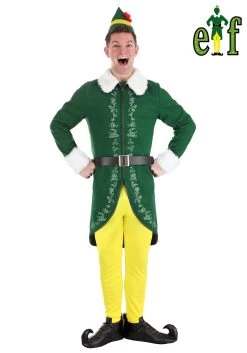 Adult Authentic Buddy The Elf Costume -Halloween Costume Shop adult authentic buddy the elf outfit alt 7