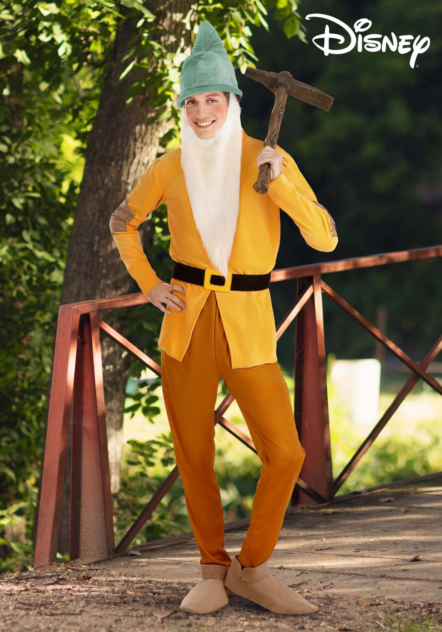 Disney Snow White Bashful Dwarf Costume For Adults 3 Disney Snow White Bashful Dwarf Costume For Adults