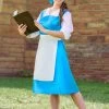 Disguise Beauty And The Beast Belle Blue Costume Dress For Adults -Halloween Costume Shop adult belle blue costume dress