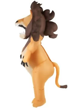Big Mouth Lion Adult Inflatable Costume -Halloween Costume Shop adult big mouth lion inflatable costume alt 2