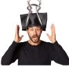 Adult Binder Clip Hat -Halloween Costume Shop adult binder clip hat
