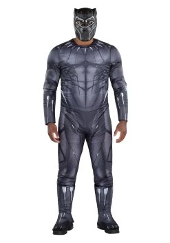 JAZWARES Black Panther Qualux Costume For Men -Halloween Costume Shop adult black panther qualux costume alt 1