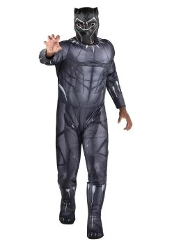 JAZWARES Black Panther Qualux Costume For Men -Halloween Costume Shop adult black panther qualux costume alt 2