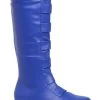 Adult Blue Superhero Boots -Halloween Costume Shop adult blue superhero boots1