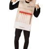 Book Of Matches Costume For Adults -Halloween Costume Shop adult book of matches costume