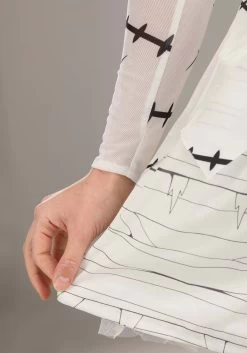 Bride Of Frankenstein Costume Dress For Women -Halloween Costume Shop adult bride of frankenstein costume dress alt 3