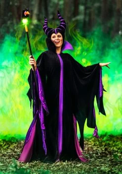 Disney Classic Maleficent Costume For Adults -Halloween Costume Shop adult classic maleficent costume alt 1