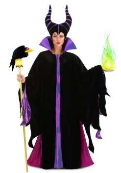 Disney Classic Maleficent Costume For Adults -Halloween Costume Shop adult classic maleficent costume alt 3