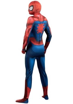 JAZWARES Classic Spider-Man Zentai Costume For Adults -Halloween Costume Shop adult classic spiderman zentai costume alt 2