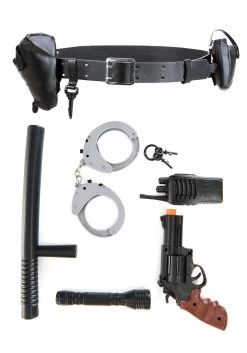 Adult Cop Costume Belt Accessory Set