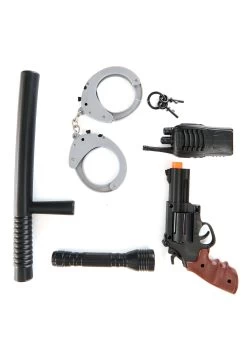 Adult Cop Costume Belt Accessory Set -Halloween Costume Shop adult cop costume belt alt 2