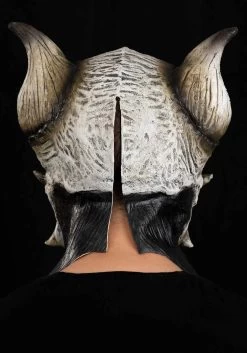 Deathkeeper White Mask For Adults -Halloween Costume Shop adult deathkeeper white mask alt 2