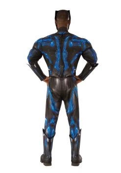 Black Panther Blue Deluxe Adult Costume -Halloween Costume Shop adult deluxe black panther blue costume alt 2