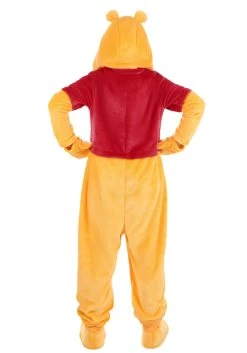 Deluxe Disney Winnie The Pooh Costume For Adults -Halloween Costume Shop adult deluxe disney winnie the pooh costume alt 4