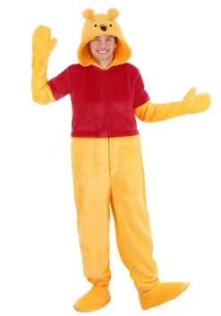 Deluxe Disney Winnie The Pooh Costume For Adults -Halloween Costume Shop adult deluxe disney winnie the pooh costume alt 6