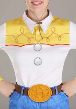 Deluxe Disney Toy Story Jessie Costume For Women 14 Deluxe Disney Toy Story Jessie Costume For Women -Halloween Costume Shop adult deluxe jessie toy story costume alt 3
