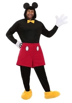 Deluxe Mickey Mouse Disney Costume For Adults -Halloween Costume Shop adult deluxe mickey mouse costume alt 13