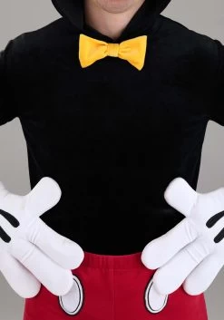 Deluxe Mickey Mouse Disney Costume For Adults -Halloween Costume Shop adult deluxe mickey mouse costume alt 4