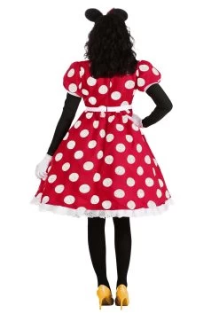 Disney Deluxe Minnie Mouse Adult Costume 13 Disney Deluxe Minnie Mouse Adult Costume -Halloween Costume Shop adult deluxe minnie mouse costume alt 3