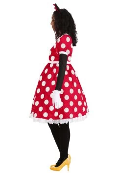 Disney Deluxe Minnie Mouse Adult Costume 14 Disney Deluxe Minnie Mouse Adult Costume -Halloween Costume Shop adult deluxe minnie mouse costume alt 4