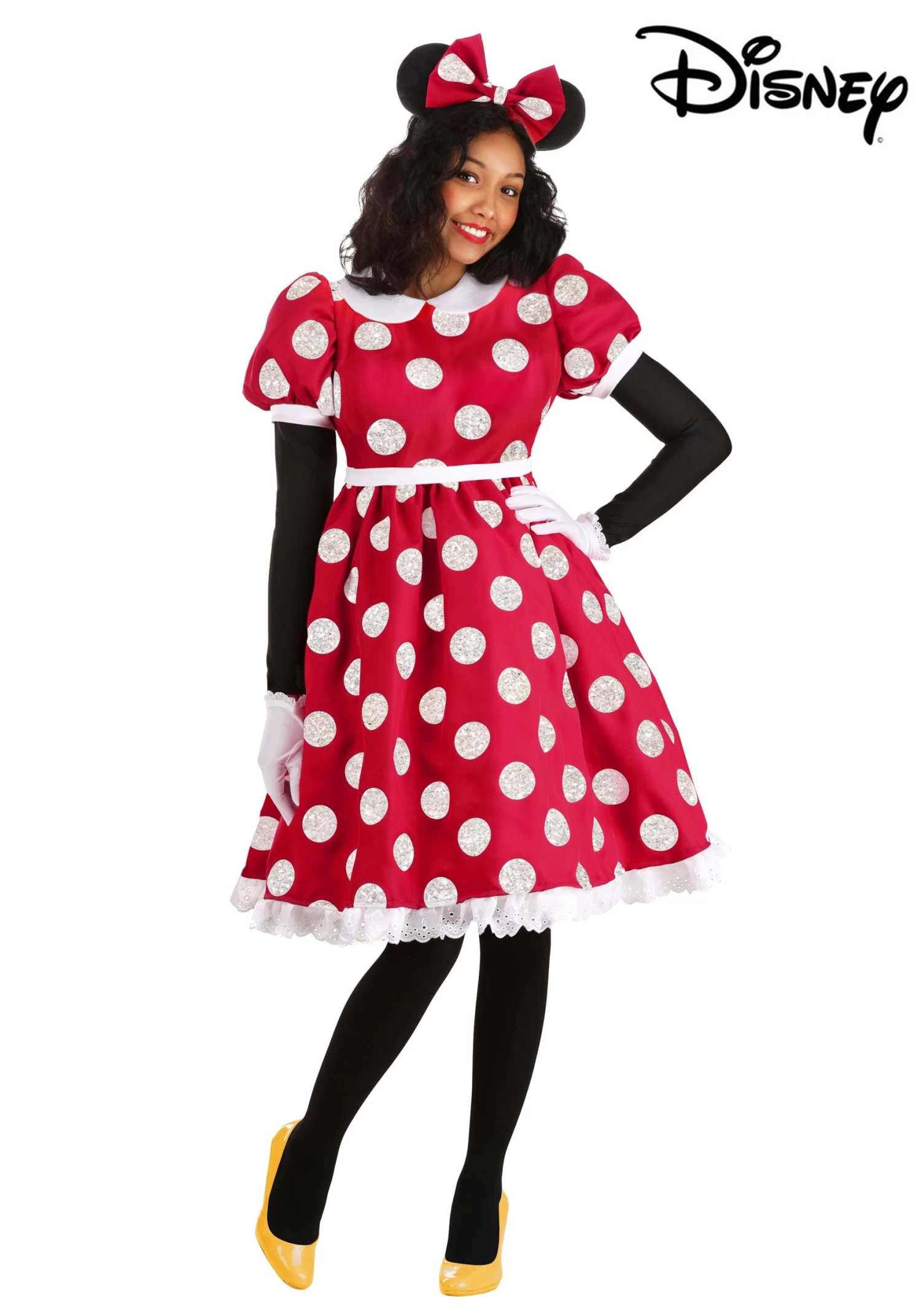 Disney Deluxe Minnie Mouse Adult Costume 6 Disney Deluxe Minnie Mouse Adult Costume - Image 4