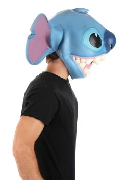 Adult Stitch Deluxe Latex Mask -Halloween Costume Shop adult deluxe stitch latex mask alt 5