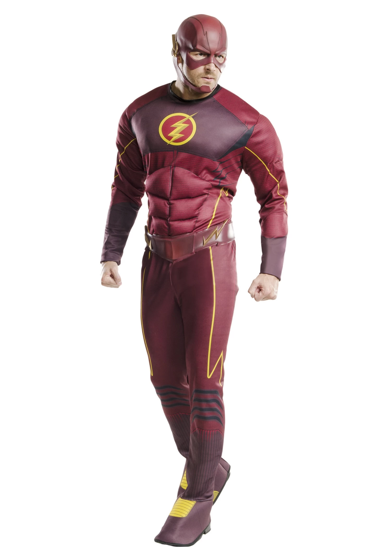 Adult Deluxe The Flash Costume 3 Adult Deluxe The Flash Costume