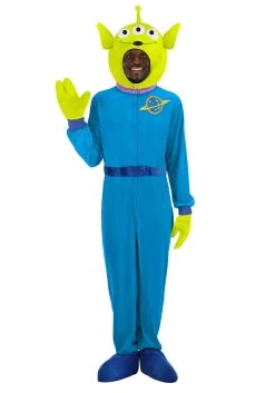 Disney And Pixar Adult Toy Story Alien Costume -Halloween Costume Shop adult disney and pixar toy story alien costume alt 3