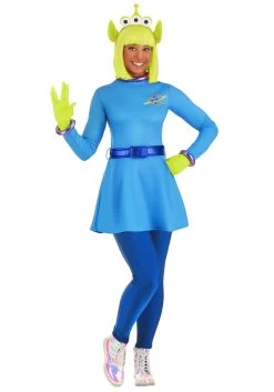 Disney And Pixar Toy Story Alien Costume Dress For Women -Halloween Costume Shop adult disney and pixar toy story alien costume dre alt 4