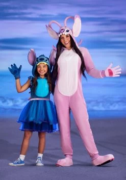 Disney Lilo And Stitch Angel Costume For Women -Halloween Costume Shop adult disney angel lilo and stitch costume alt 1