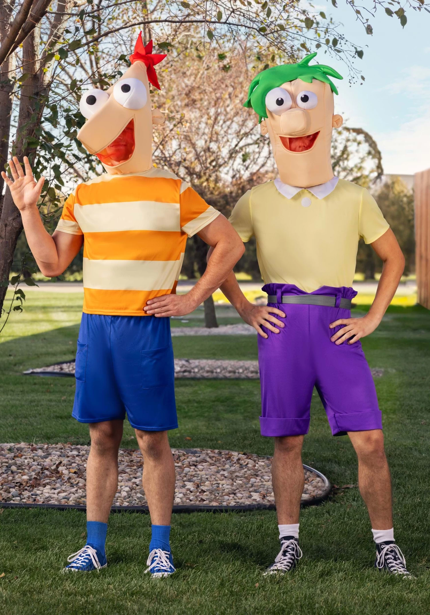Adult Phineas Disney Phineas & Ferb Phineas Costume 4 Adult Phineas Disney Phineas & Ferb Phineas Costume - Image 2