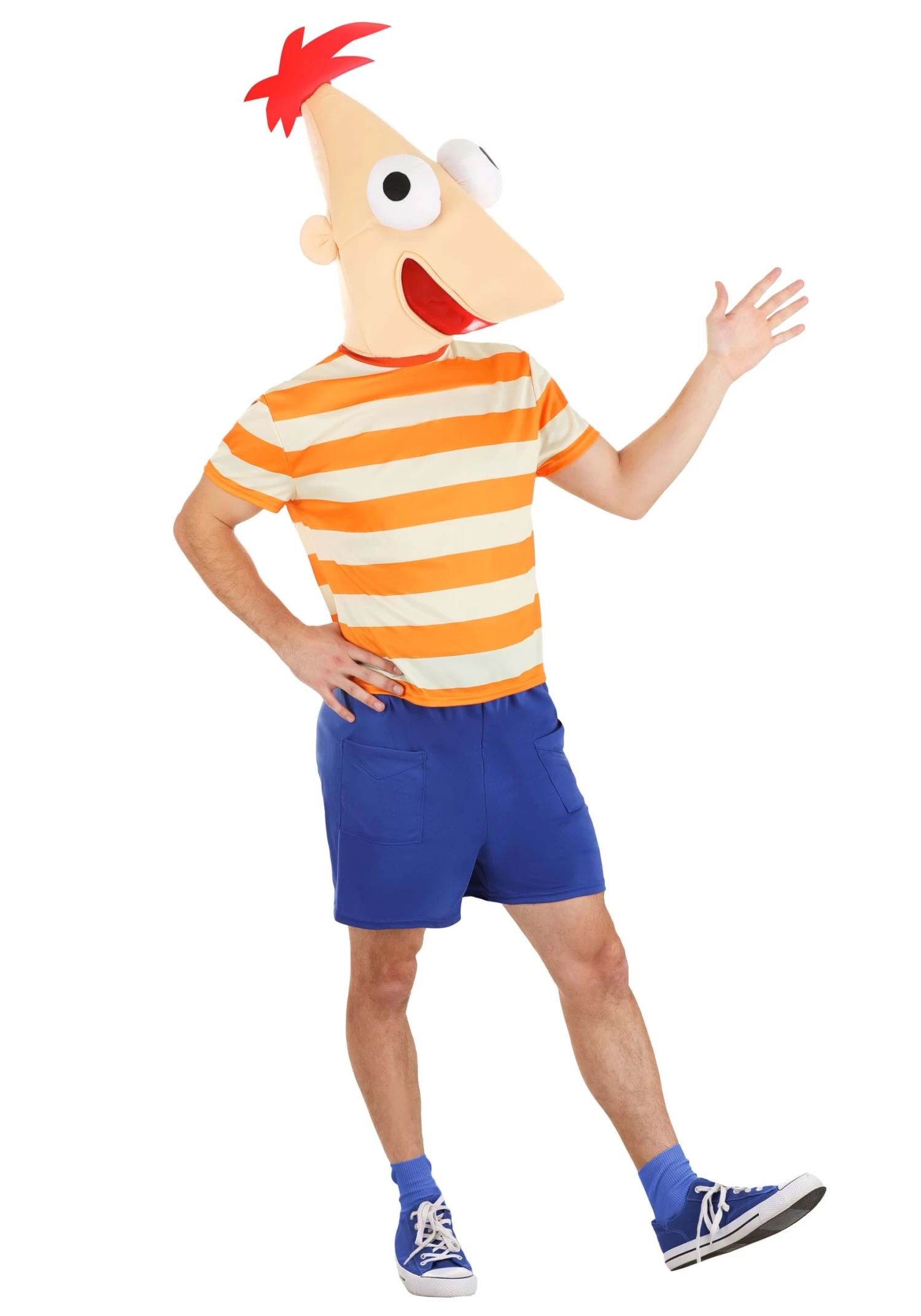 Adult Phineas Disney Phineas & Ferb Phineas Costume 8 Adult Phineas Disney Phineas & Ferb Phineas Costume - Image 6