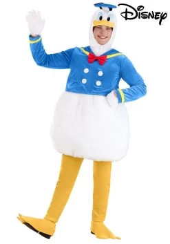 Disney Donald Duck Costume For Adults -Halloween Costume Shop adult donald duck costume alt 2