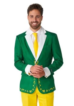 Opposuits Men's Elf Suitmeister Suit -Halloween Costume Shop adult elf suitmeister suit alt 2