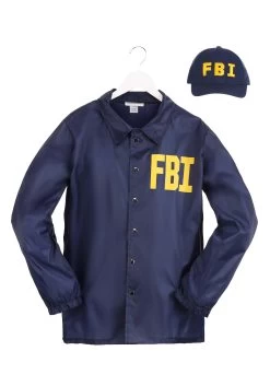 Plus Size Adult FBI Costume Jacket -Halloween Costume Shop adult fbi costume alt 1