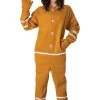 Adult Gingerbread Cookie Jumpsuit