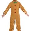 Adult Gingerbread Man Onesie Costume