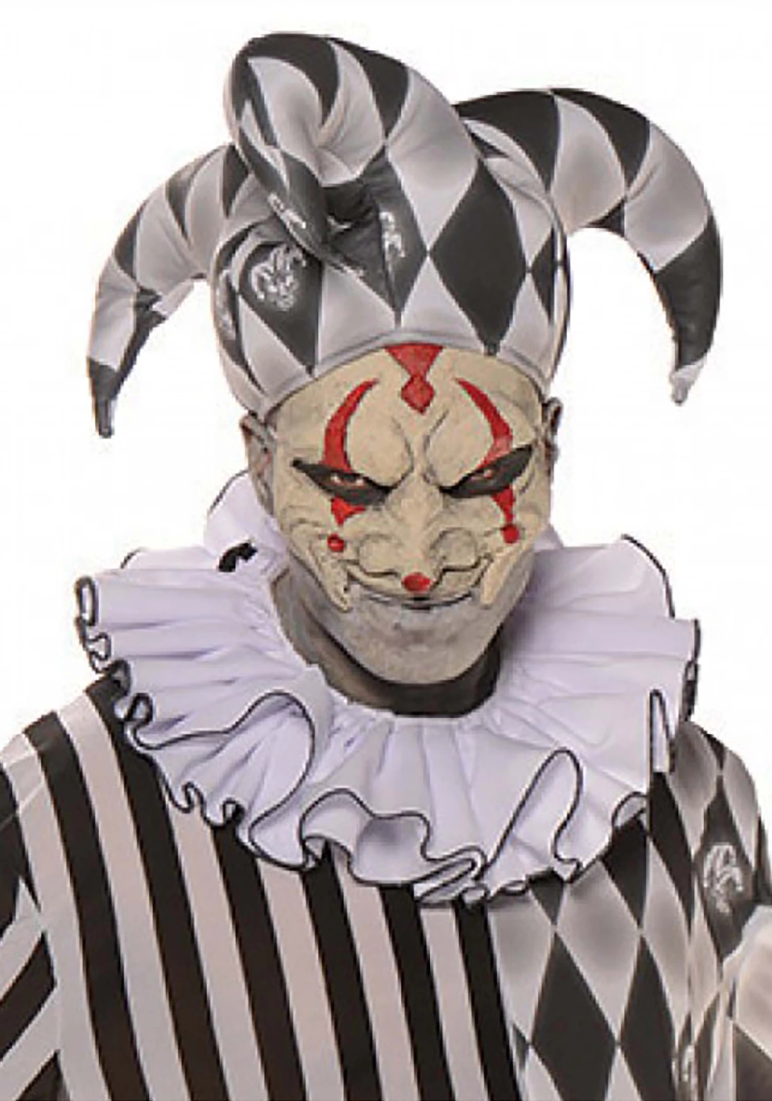 Adult Harlequin Clown Collar Accessory 3 Adult Harlequin Clown Collar Accessory