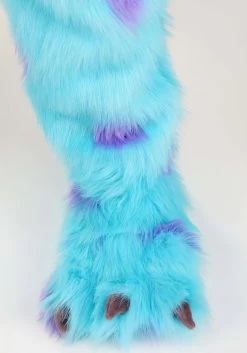 Hooded Disney Monsters Inc Sulley Costume For Adults -Halloween Costume Shop adult hooded monsters inc sulley costume alt 6