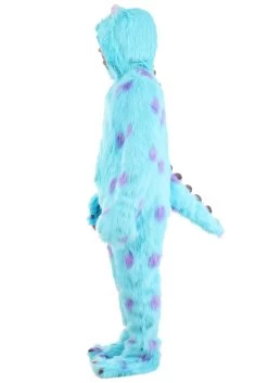 Hooded Disney Monsters Inc Sulley Costume For Adults -Halloween Costume Shop adult hooded monsters inc sulley costume alt 7