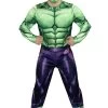 JAZWARES Marvel Hulk Qualux Costume For Men -Halloween Costume Shop adult hulk qualux costume