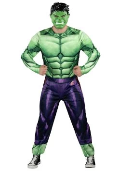 JAZWARES Marvel Hulk Qualux Costume For Men