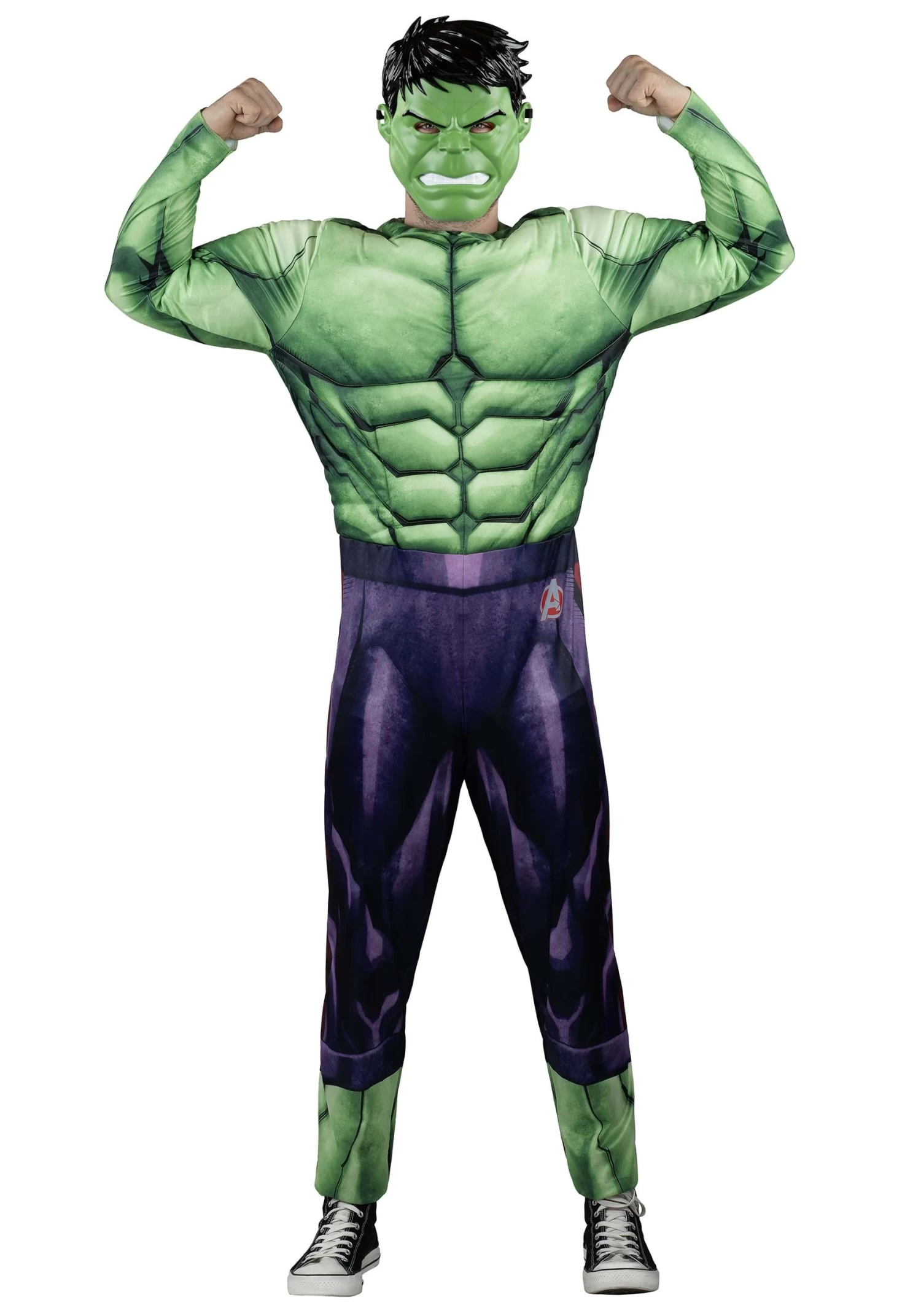 JAZWARES Marvel Hulk Qualux Costume For Men 4 JAZWARES Marvel Hulk Qualux Costume For Men - Image 2