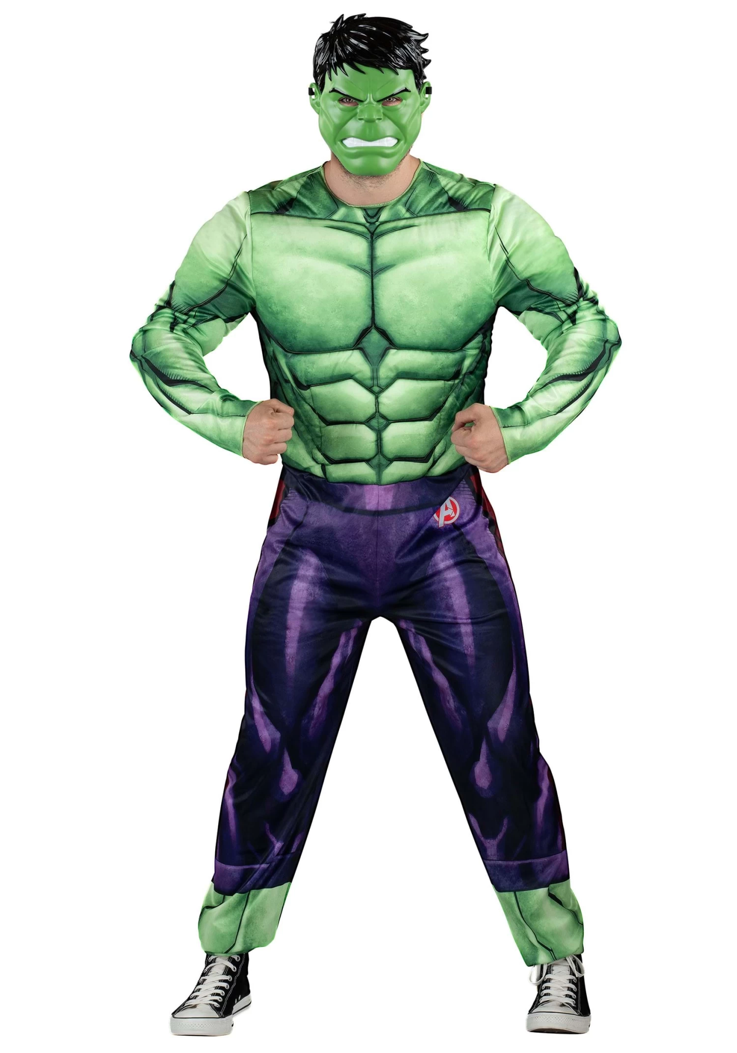 JAZWARES Marvel Hulk Qualux Costume For Men 3 JAZWARES Marvel Hulk Qualux Costume For Men