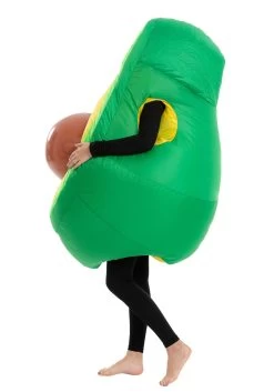 Inflatable Avocado Costume For Adults -Halloween Costume Shop adult inflatable avocado costume alt 6